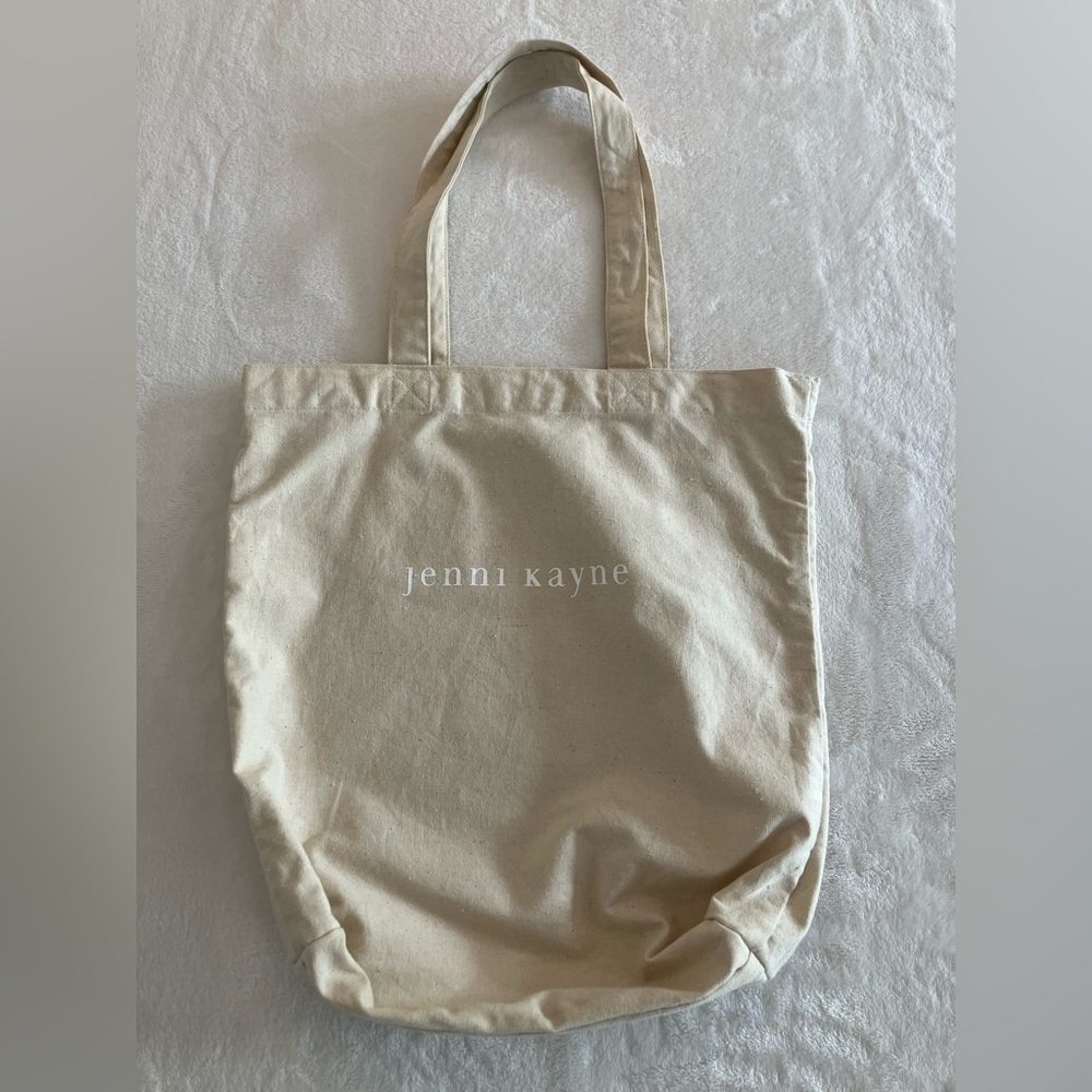 Jenni Kayne Small Canvas Shopping Tote Logo - Picture 9 of 17